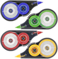 4 Pcs Colorful Correction Tape, 39.4 Ft White Wrong Out Tear-Resistant Bulk by JEFURE