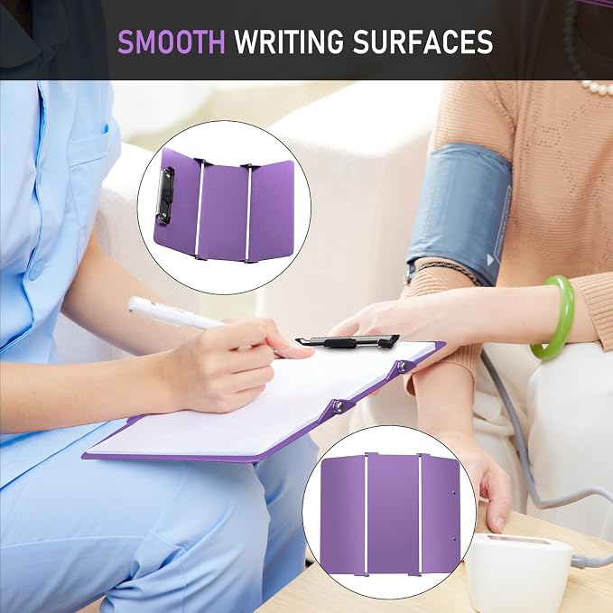 Clipboard Foldable Without Edition Cheat Charts, 3 Layers Aluminum, Nurse Board - Image 5