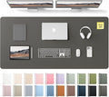 YSAGi Leather Desk Pad Protector, Office Desk Mat, Large Mouse Pad, Non-Slip PU by YSAGi