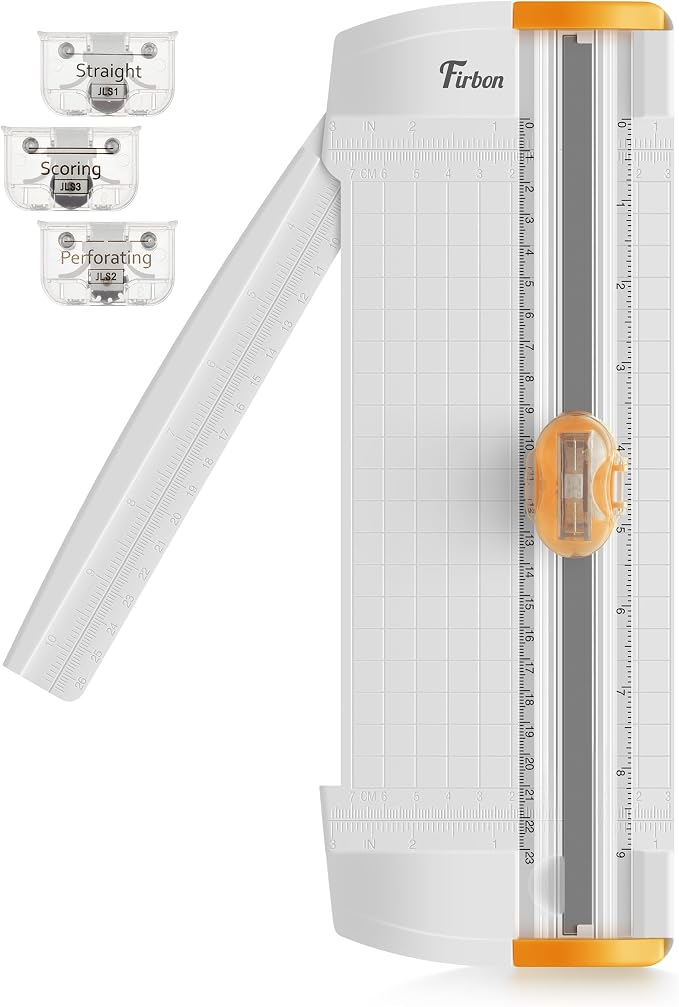 Firbon 3-in-1 Paper Cutter, Scoring & Perforating Blades by Firbon