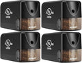 AFMAT 4 Pack Electric Pencil Sharpener, Heavy Duty Pencil Sharpener by AFMAT