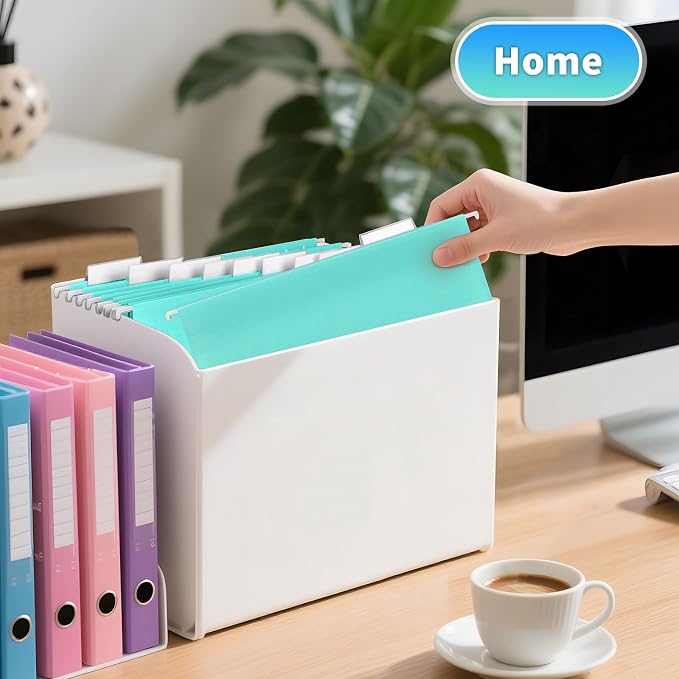 25-Pack Hanging File Folders, Letter Size, Includes 35 Transparent Label Cards - Image 6