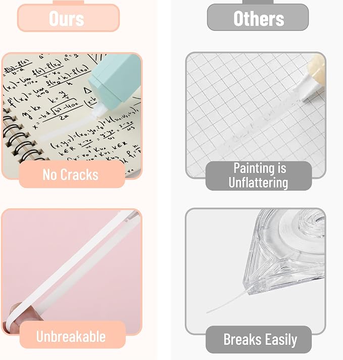Mr. Pen- Aesthetic Correction Tape Bulk, 0.2" x 236", Pastel Colors | Cute - Image 5