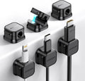 6 Pack Magnetic Cord Holder, Cord Organizer Cable Clip by JOYROOM