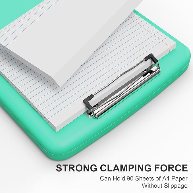 Plastic Clipboard with Storage, 8.5 x 11 Storage Organization Box Side-Opening - Image 4