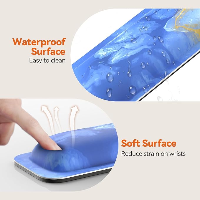 TECKNET Wrist Rest for Computer Keyboard, Thicken Memory Foam Wrist Support Pad - Image 5
