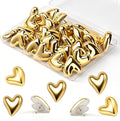 30Pcs Heart Push Pins for Bulletin Board Decorations, Cute Thumb Tacks for Cork by Unknown