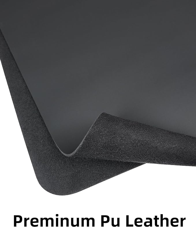Large Desk pad mat, Mouse Pad, Office Desk Mat, Non-Slip PU Leather Desk Blotter - Image 2
