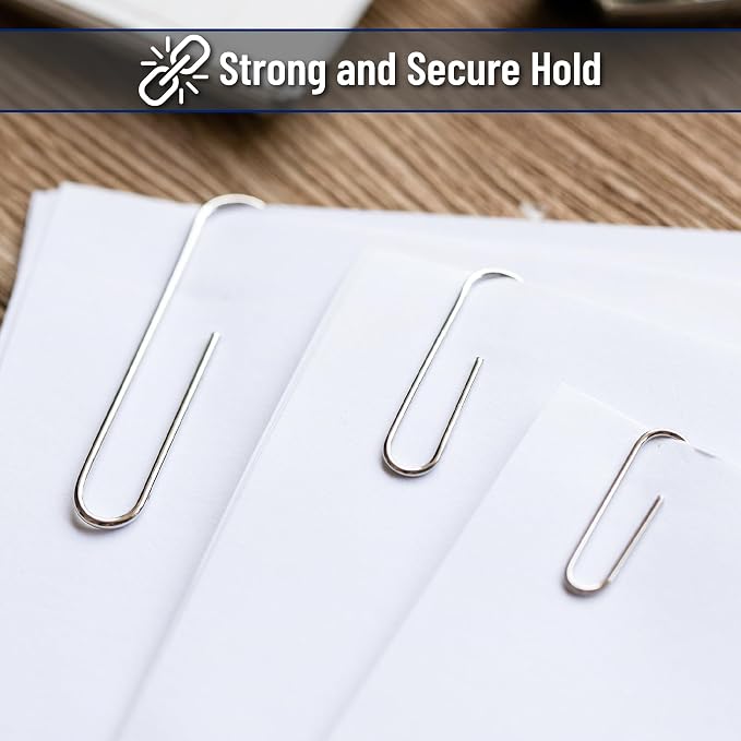 Mr. Pen- Silver Paper Clips, Large and Small - Image 5