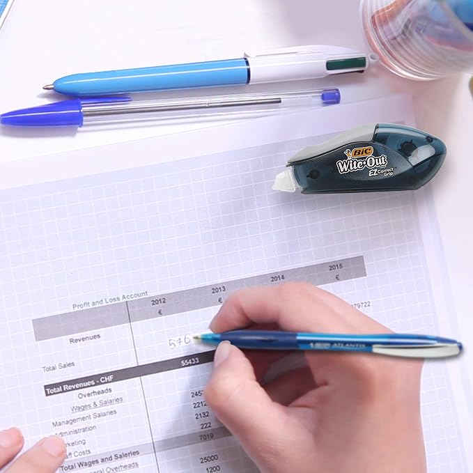 BIC Wite-Out Brand EZ Correct Grip Correction Tape, 19.8 Feet, of White - Image 6