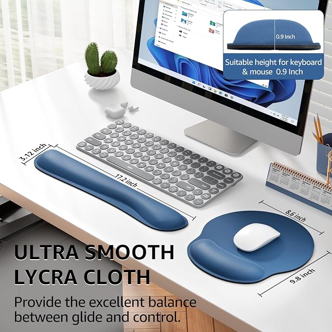 KTRIO Keyboard Wrist Rest & Mouse Pad - Image 5