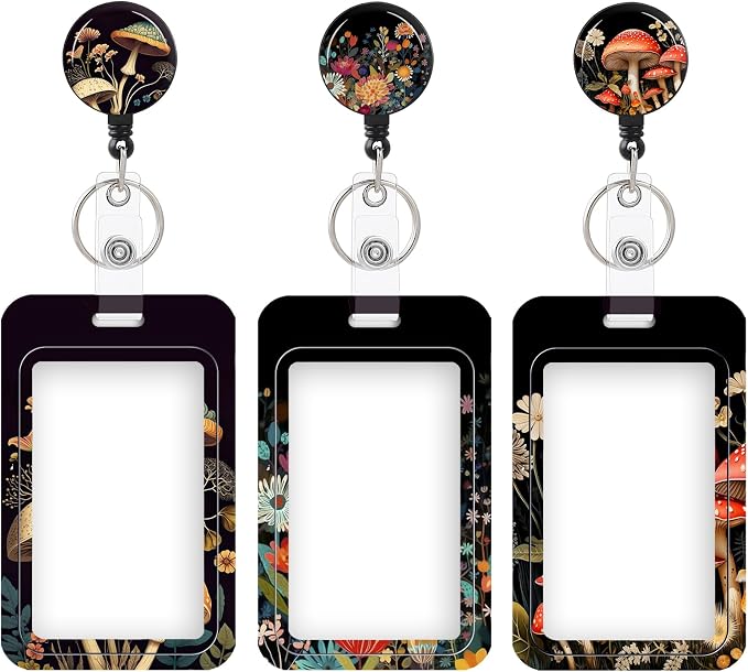 3 Set Heavy Duty Badge Holder by COOKOOKY