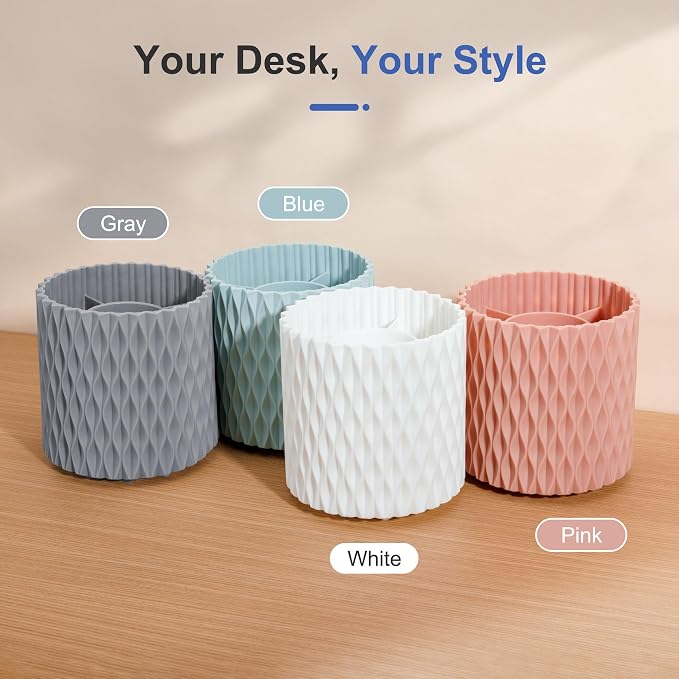 Pen Holder - 360° Rotating, 5 Slot Pen Holder - Image 7