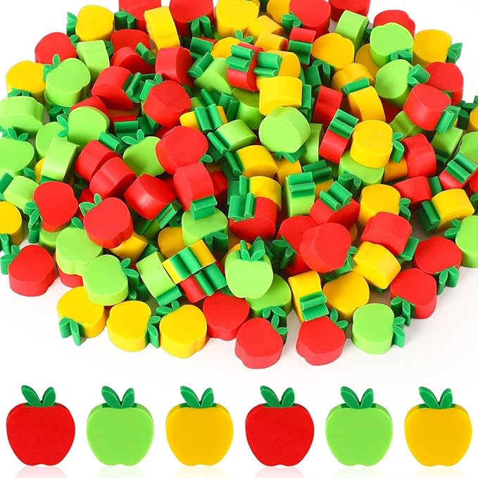 JUNEBRUSHS 150pcs Apples Erasers by JUNEBRUSHS