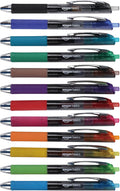 Amazon Basics Retractable Gel Pens, Fine Point 0.7mm, Smooth Writing by AmazonBasics