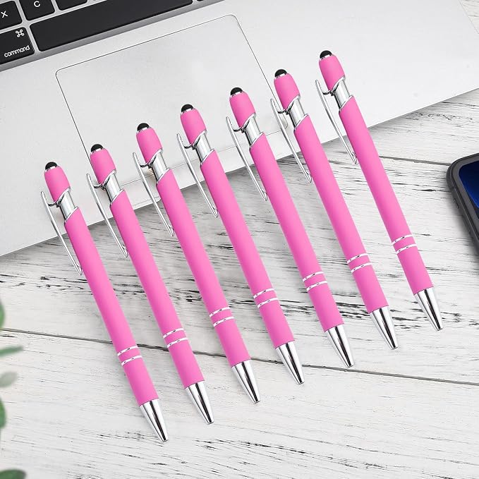 PASISIBICK 12 Pieces Pink Ballpoint Pen - Image 3