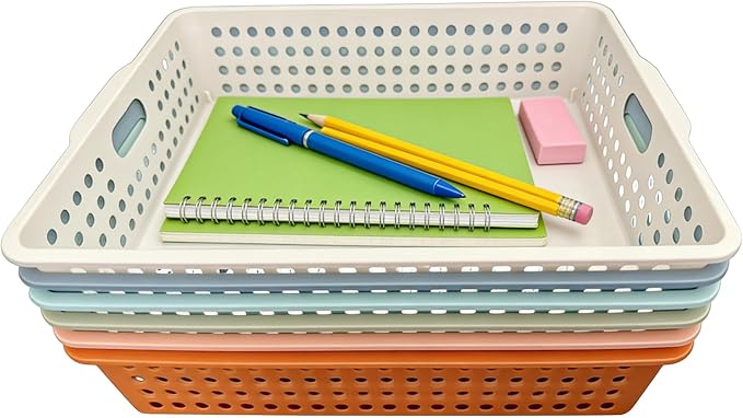 Modern 6-Pack Stackable Paper Trays - Image 8