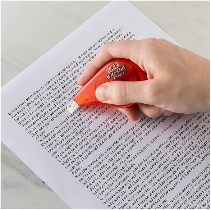 BIC Wite-Out EZ Correct Correction Tape, Tear-Resistant and No Dry Time - Image 3