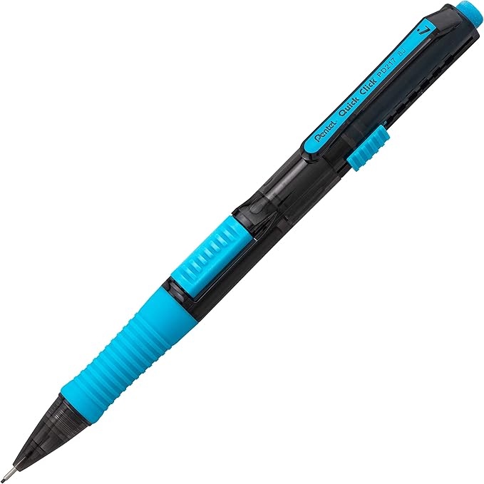 Pentel QUICK CLICK Pop Mechanical Pencil, Medium 2B Lead by PentelofAmerica