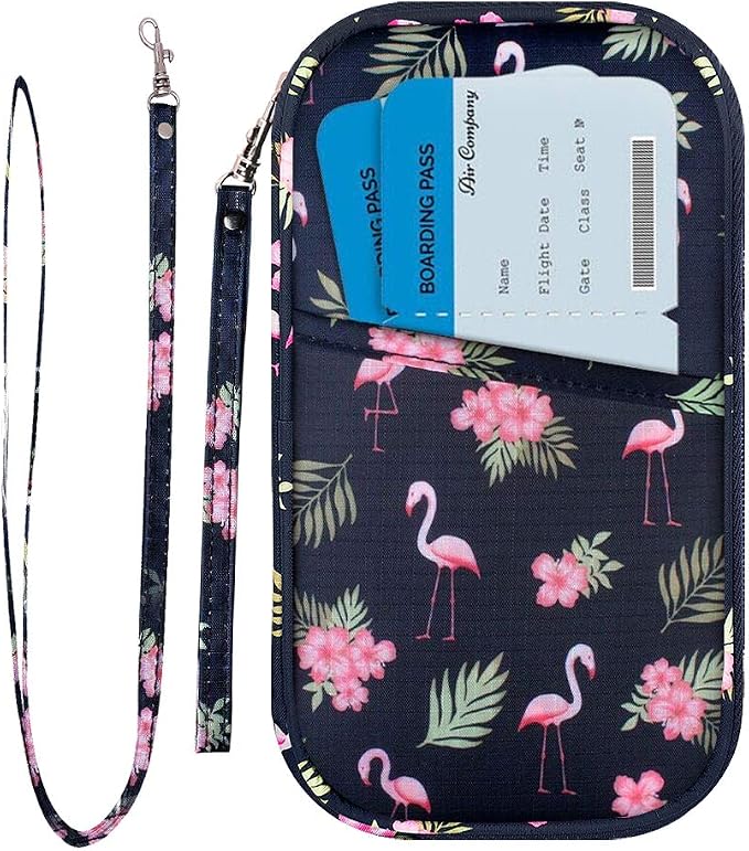 RFID Family Passport Wallet Holder Waterproof, Travel Document Organizer Credit by jiemei