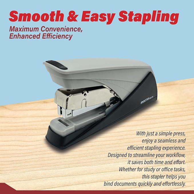 Easy-Flat Stapler: Effortlessly Staple 20-25 Sheets - Image 2