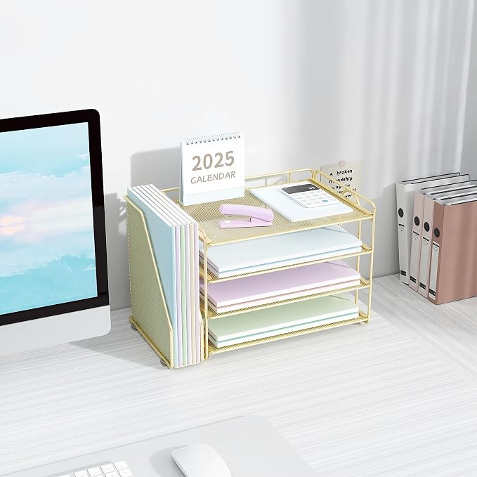 Spacrea Desk Organizers and Accessories, Paper Organizer - Image 4