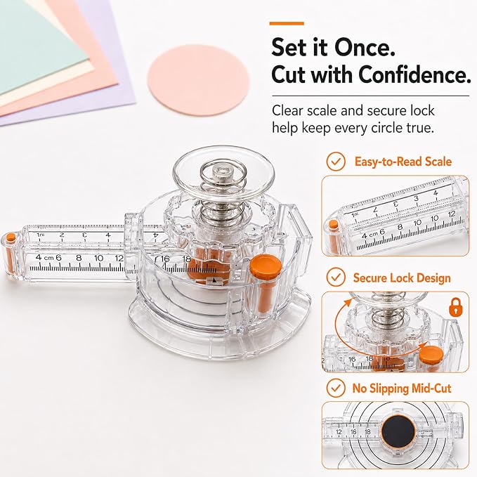 Circle Cutter for Paper & Crafts, Paper Cutter - Image 3