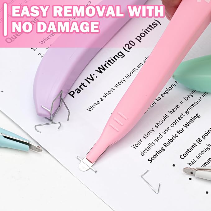 ThinkLearn Magnetic Staple Remover 10 Pack, Pen-Shaped Staple Puller | Quick - Image 8