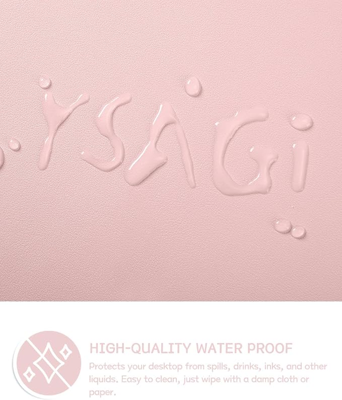 Writing Desk Pad Protector, YSAGi Anti-Slip Thin Mousepad - Image 3