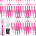 300 Pieces DIY Beadable Pen Kit – 100 Plastic Ballpoint Pens by DASTTUIS