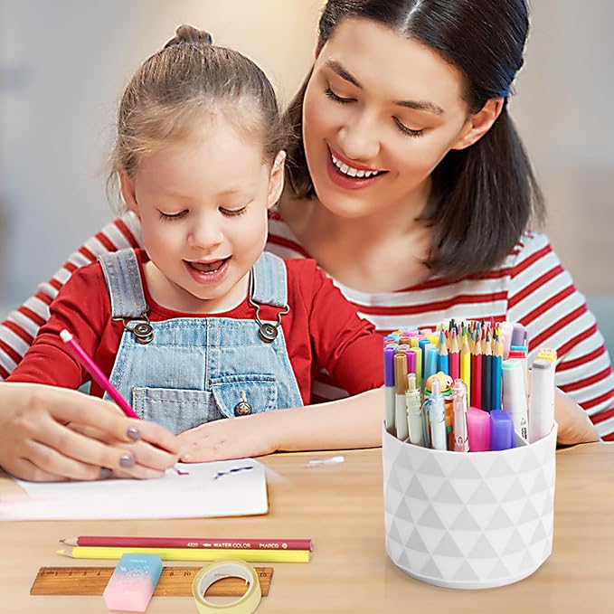 Desk Organizer, 360-Degree Rotating Pencil Pen Holders - Image 9