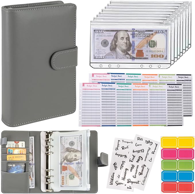 NICOOTH Budget Binder A6 Money Saving Binder by NICOOTH