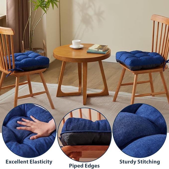 IASEAHK Chair Cushions for Dining Chairs, Seat Cushions for Kitchen Chairs - Image 4