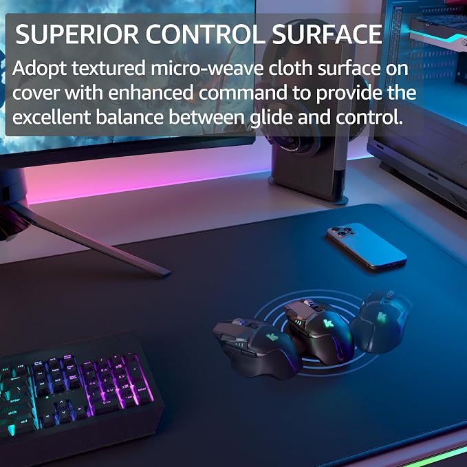 KTRIO Oversized Gaming Mouse Pad Desk Mat - Image 2