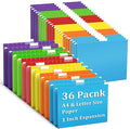 V-Opitos 36 Pack 1 Inch Expansion Hanging File Folders, Letter Size Hanging by Wearecommittedtotheresearchandproductionofhigh-qualitykidstoysschoolofficesuppliesandholidayproducts