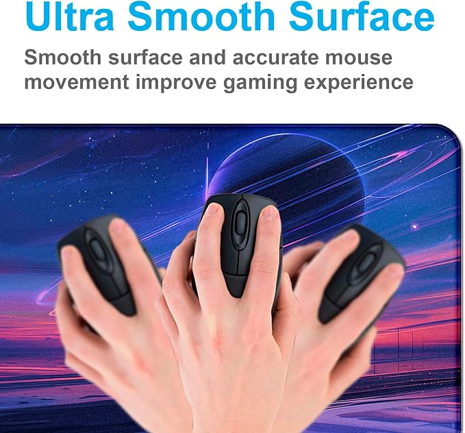 Space Landscape Computer Mouse Pad, XXL Laptop Gaming Mouse Keyboard Pad | - Image 5