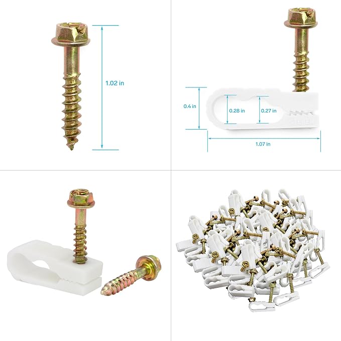 STEREN Coaxial Cable Clips - Image 3