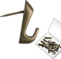 Hotop 15 Pieces 20 Lbs Pin Hooks Push pin Hangers Metal Hooks Picture Hanging by HOTOP