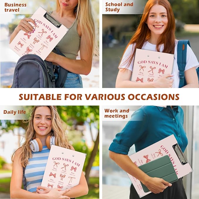 Lacama Bible Clipboard for Women Girls, Inspirational Christian School Supplies - Image 5
