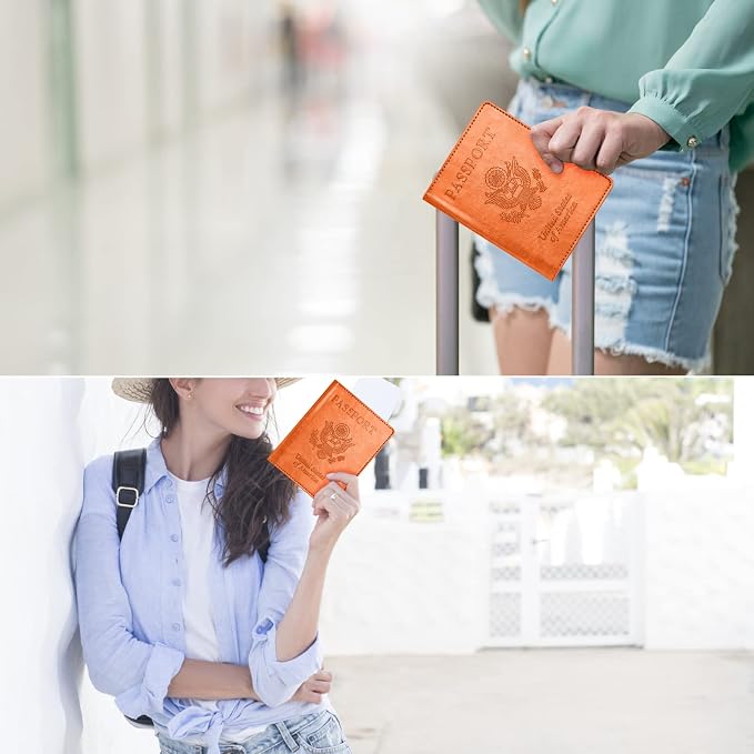 Passport and Vaccine Card Holder Combo, Passport Holder - Image 5