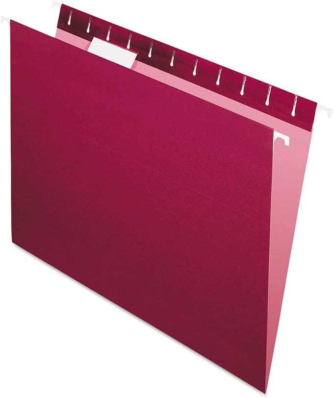 Pendaflex PFX81613 Recycled Hanging Folders, Letter Size, 1/5 Cut by TOPSProducts