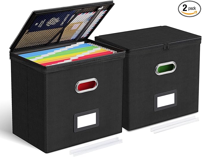 Oterri 2 Pack File Organizer Boxes by Oterri