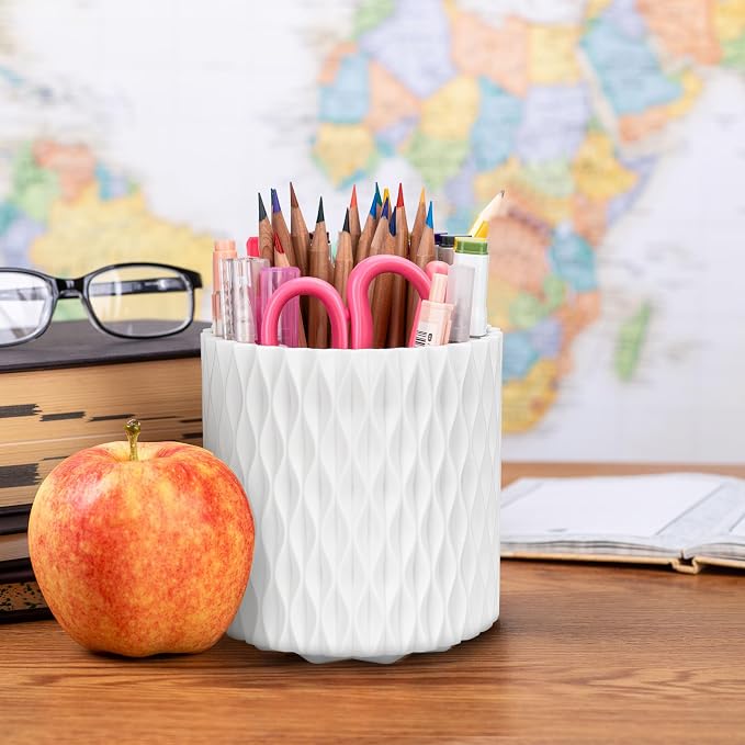 Pen Holder - 360° Rotating, 5 Slot Pen Holder - Image 4