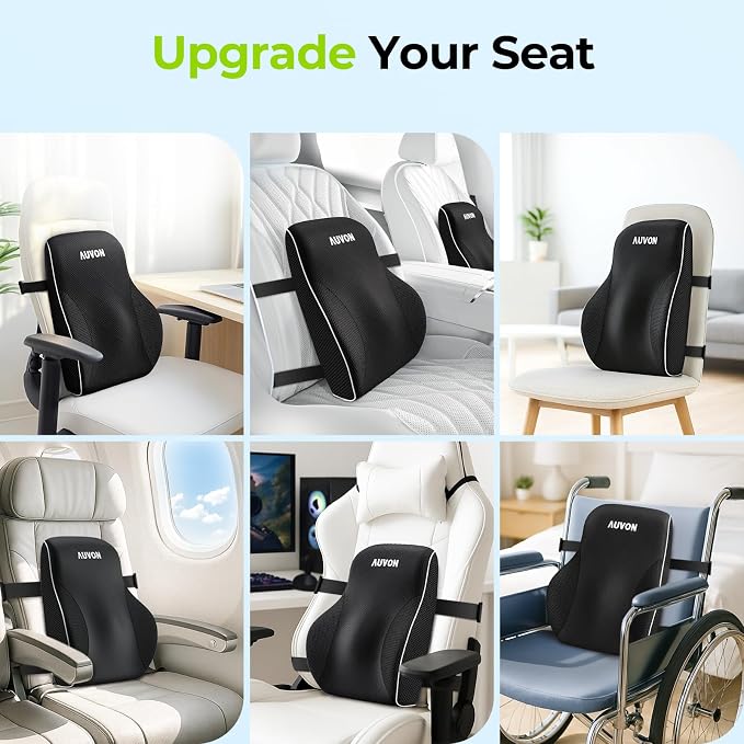 AUVON Lumbar Support Pillow for Office Chair - Image 5