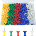 600 pcs Assorted Colors Thumb Tacks by Unknown