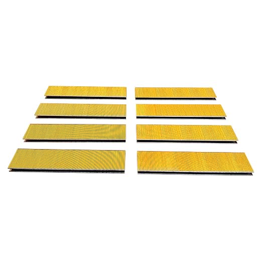 18 Gauge 1/4" Narrow Crown Staples 1-1/4" Leg Galvanized 800 Pack by SimCos
