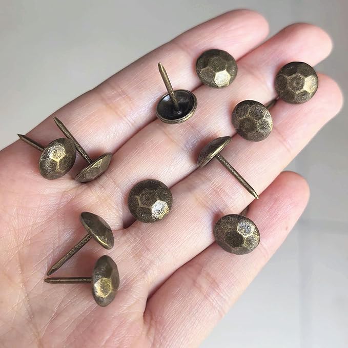 110pcs Upholstery Tacks for Furniture, Metal Upholstery Nails Decorative Thumb - Image 6