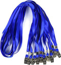 Ollain Lanyards for Id Badges Nylon Neck Flat Cruise Lanyard Bulldog Clips by Ollain