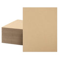 Mat Board Center, 50 Corrugated Cardboard Sheets 8.5x11 Inches Flat Card Board by MatBoardCenter