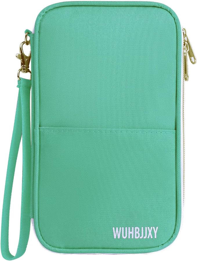 Secure, Valuable RFID Family Passport holder, Travel wallet, Travel document by WUHBJJXY